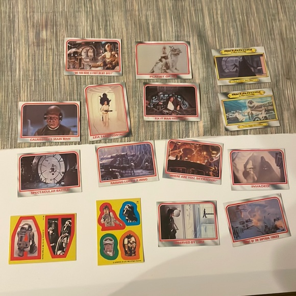 Fun star 💫 wars cards set of 14 in great condition - Picture 1 of 5